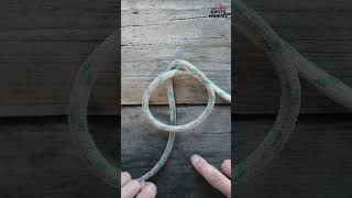 You can tie the Artillery Loop in seconds and it’s the perfect knot for rigging #knots #knotguides