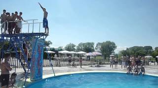 My Double back flip in water