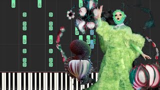 Bjork - Atopos - Synthesia Piano Tutorial