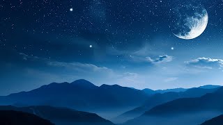 Soothing Sleep Music with Fireflies and Harp Sound Relieve Stress, Anxiety and Depression