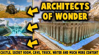 Architects of Wonder | Castle, Secret Room, Cave, Truck, Water and much more content!!! | Enshrouded