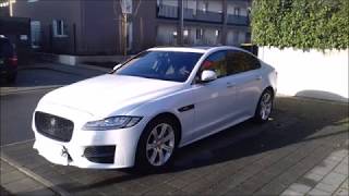 2017 Jaguar XF 30d R Sport startup, engine and in-depth tour