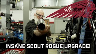 How To Exhaust Swap an Indian Rogue in Under 4 Minutes