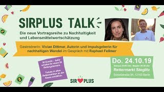 SIRPLUS Talk – Vivian Dittmar mit Raphael Fellmer