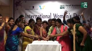 DEAF ENABLED: International Women's Day Empowerment of Deaf Women on 7th March 2015