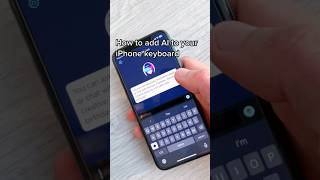 HERE’S HOW TO ADD AI TO YOUR IPHONE KEYBOARD. By: auri.ai #shorts