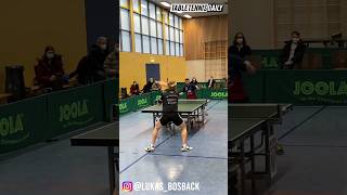 When the net is in the way... go around it 👀🔥 #tabletennis #shorts