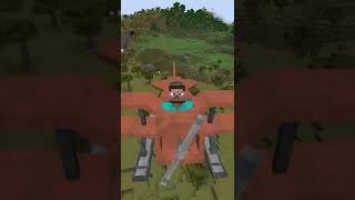 мод САМОЛЕТЫ В minecraft 1.19 #shorts #майнкрафт