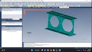 FEMAP Nastran Practice basic geometry setup. Use REFLECT feature