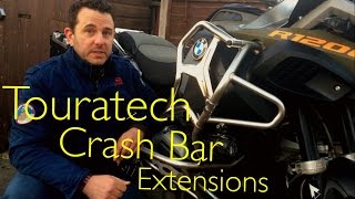 How to: Install Touratech Upper Crash Bar Extensions (BMW R1200GS Adventure LC TE) - Tutorial