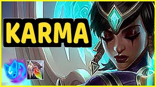 KARMA VS NAMI SUPPORT GAMEPLAY EMERALD II