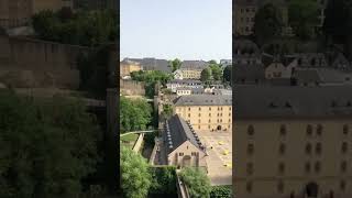 View from Chemin de la Corniche, also called "the most beautiful balcony in Europe". #luxembourg