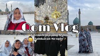 Qom Vlog🤍 Jamkaran Mosque, Fatima Masumeh shrine, bazaar, exploring qom