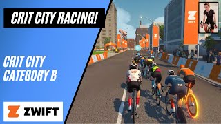 Crit City Racing at 185+ BPM! // Category B // Bell Lap