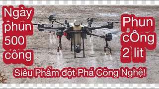 Máy bay t20 phun thuốc diệt mầm tại lương an trà | VVC