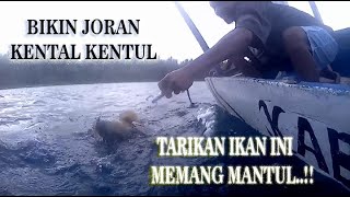 mancing menggunakan piranti ultralight fishing memang seru