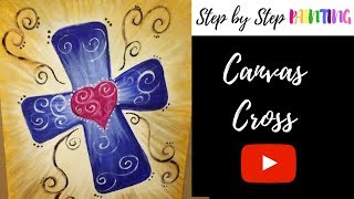 How To Paint A Cross On Canvas