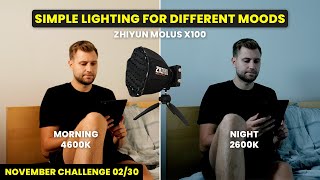 Different Moods with Lighting using the Molus X100