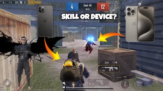 IPHONE 11 PRO MAX VS IPHONE 15 PRO MAX | PUBG MOBILE | TDM TEST | FULL GAME PLAY