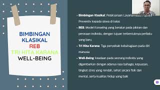 853 PELATIHAN DAN PENDAMPINGAN PELAKSANAAN LAYANAN BIMBINGAN KLASIKAL BERPENDEKATAN RATIONAL EMOTIVE