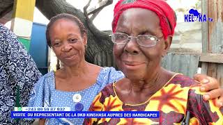 Visite du Représentant de la DKB Kinshasa auprès des Handicapés de Ngiri-Ngiri