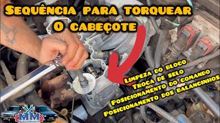 TROCA JUNTA CABEÇOTE MOTOR GM 1.8  -  PARTE 3/3 - PASSO A PASSO COMPLETO