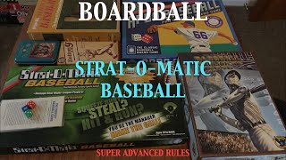 Boardball 2021 Board Series, Game 3 - Strat-O-Matic Baseball (Super Advanced Rules)