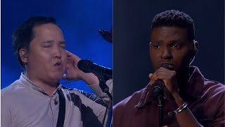 Bukhu Ganburged vs Johnny Manuel - Earth Song | The Voice Australia 9 (2020) | Battle Rounds