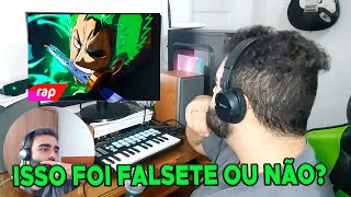 Prof. de canto reage a - Rap do Zoro (One Piece) - O MAIOR ESPADACHIM DO MUNDO | NERD HITS