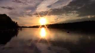 [Timelapse] Summer Sunset at West Bearskin Lake