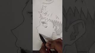 Yuji itadori drawing #like and #subscribe #animeshorts