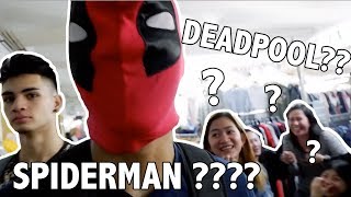 FILIPINO SPIDERMAN (DEADPOOL) TAKES GREENHILLS ft. Jordan Bartlett (VLOG 3)