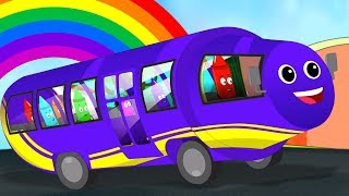 Колеса на автобусе | детские рифмы | Wheels On Bus | Baby Toons Network Russia | песенки для детей