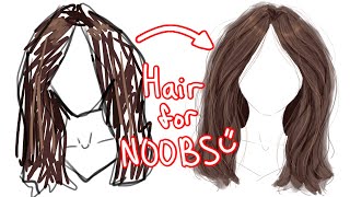 How to Draw Hair (All Hair Types)