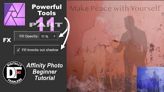 Knockout Shadow Beginner Affinity Photo tutorial