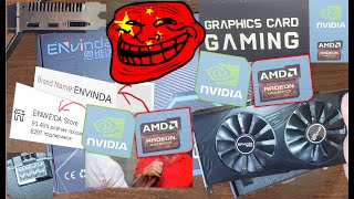 Видеокарта AMD RX580 ENVINDA от ENWEIDA Store с Алиэкспресс – Распаковка. Можно, только осторожно.