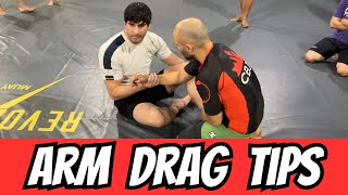 Arm Drag Tips from Seated Guard