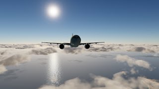 X-Plane 11.55: Beautiful Approach but a Not-so-Good Landing at Madrid Barajas on VATSIM