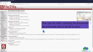 TPEcloud Tutorial: How to Install the FTP Client Filezilla on Windows