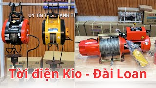 Báo giá tời treo và tời chân đế Kio Winch Đài Loan