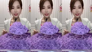 🧊❄️🥶Mukbang ice/shaved ice/ice Asmr/eating ice/sound crunchy