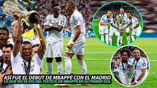 Así FUE el DEBUT y el PRIMER GOL de MBAPPÉ con el MADRID | Lo QUE NO SE VIÓ del FESTEJO de MBAPPÉ