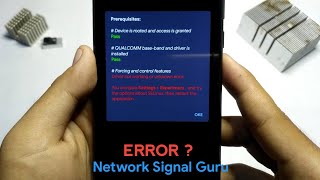 Cara Mengatasi Error Network Signal Guru