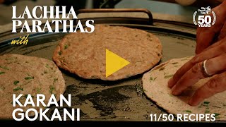 Big Green Egg | 50th recipes | Karan Gokani | Lachha Parathas