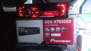 HEAD UNIT PIONEER DEH-X7550SD #audio #audiocar #pioneer #caraudio #headunitmobil #trending #viral