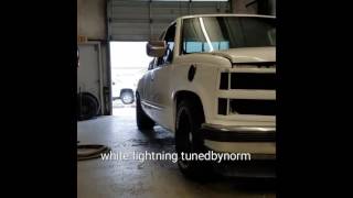 White Lightning the turbocharged silverado idle & revs( Muscle truck)