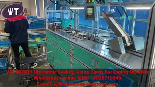 WT-007BZJ HIGH SPEED GAME CARDS WRAPPING MACHINE PACKAGING MACHINE FOR SCRATCH CARDS RECHARGE CARDS