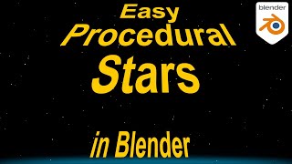 Create Simple Procedural Stars in Blender