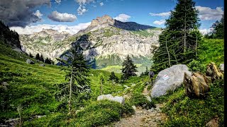 Thru Hiking The Via Alpina Red Trail Stage R105 Godey To Anzeindaz Switzerland Swiss Alps Valais 8KM