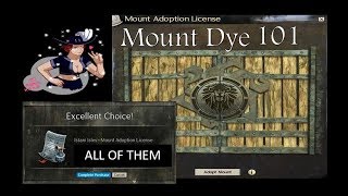 Istani Isle Mount Dye 101 - not just a preview - let's check the dye channels